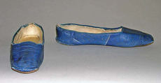 Slippers, leather, French