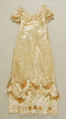 Evening dress, silk, French