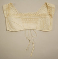 Bodice, cotton, American