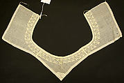 Neckpiece, cotton, American