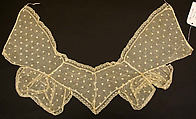 Neckpiece, cotton, American