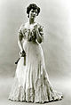 Dress, silk, French