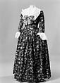 Dress, cotton, linen, American