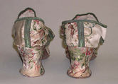 Shoes, silk, probably British