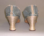 Shoes, silk, leather, European