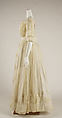 Wedding dress, cotton, French