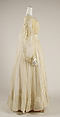 Wedding dress, cotton, French