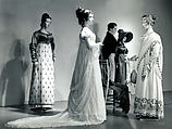 Coat, wool, linen, metal, European