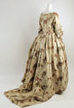 Dress, silk, British