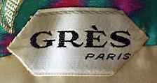 Dressing gown, Madame Grès (Germaine Émilie Krebs) (French, Paris 1903–1993 Var region), silk, French