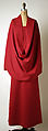 Evening dress, Madame Grès (Germaine Émilie Krebs) (French, Paris 1903–1993 Var region), wool, French