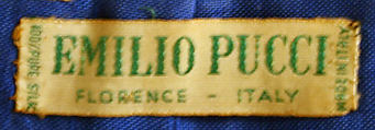 Trousers, Emilio Pucci (Italian, Florence 1914–1992), silk, Italian