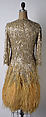 Evening dress, James Galanos (American, Philadelphia, Pennsylvania, 1924–2016 West Hollywood, California), feathers, American