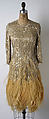 Evening dress, James Galanos (American, Philadelphia, Pennsylvania, 1924–2016 West Hollywood, California), feathers, American