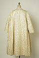 Evening coat, House of Dior (French, founded 1946), silk, French