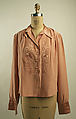 Blouse, [no medium available], probably French
