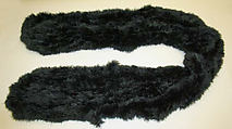 Scarf, feathers, probably American