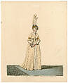 Fashion plate, Nicolaus Heideloff  British, paper, British
