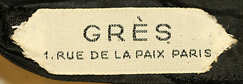 Afternoon dress, Madame Grès (Germaine Émilie Krebs) (French, Paris 1903–1993 Var region), silk, French