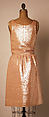 Evening ensemble, André Courrèges (French, Pau 1923–2016 Neuilly-sur-Seine), synthetic fiber, plastic, French