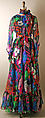 Evening ensemble, Yves Saint Laurent  French, silk, French