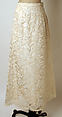 Wedding ensemble, James Galanos (American, Philadelphia, Pennsylvania, 1924–2016 West Hollywood, California), silk, American