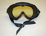 Athletic ensemble, Parachutes Incorporated, cotton
b) plastic
d—g) leather, American