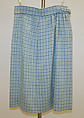 Suit, Mainbocher (French and American, founded 1930), (a, b) wool; (c) silk, American