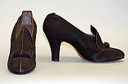 Shoes, leather, American