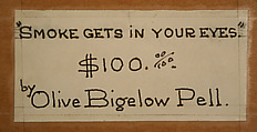 Illustration, Olive Bigelow Pell, paper, American