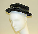 Hat, House of Dior (French, founded 1946), [no medium available], French