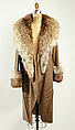 Coat, H. Jaeckal & Sons (American, 1863–1949), wool, fur, American