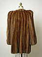 Coat, fur, American or European