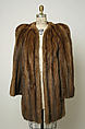 Coat, fur, American or European