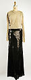 Evening ensemble, House of Lelong (French, founded 1923), [no medium available], French