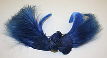 Headdress, Caroline Reboux  French, silk, feathers, French