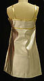 Evening dress, Paraphernalia (American, 1965–late 1970s), cotton, plastic (cellulose nitrate), American