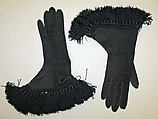 Gloves, leather, French