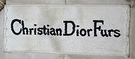 Cape, House of Dior (French, founded 1946), fur, silk, French