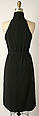 Dress, Norman Norell (American, Noblesville, Indiana 1900–1972 New York), wool, American