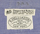 Shirt, cotton, American
