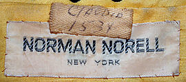 Evening ensemble, Norman Norell (American, Noblesville, Indiana 1900–1972 New York), [no medium available], American