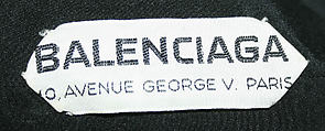 Evening dress, House of Balenciaga (French, founded 1937), [no medium available], French