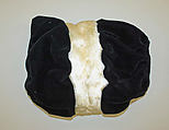 Muff, Caroline Reboux  French, silk, feathers, French