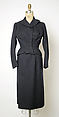 Suit, Charles James (American, born Great Britain, 1906–1978), wool, American