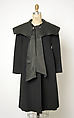Coat, Charles James (American, born Great Britain, 1906–1978), wool, American