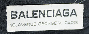 Evening dress, House of Balenciaga (French, founded 1937), silk, French