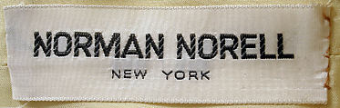 Evening dress, Norman Norell (American, Noblesville, Indiana 1900–1972 New York), silk, American