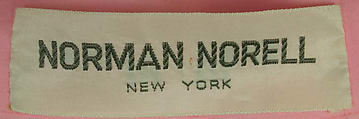 Jumpsuit, Norman Norell (American, Noblesville, Indiana 1900–1972 New York), silk, American