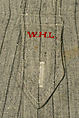 Shirt, linen, probably American